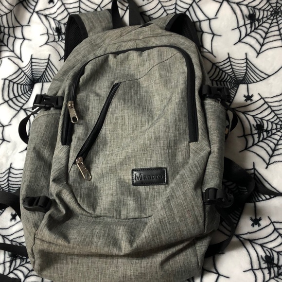 mancro Handbags - Gray backpack